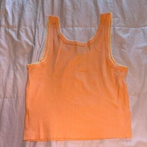Orange and yellow tank top